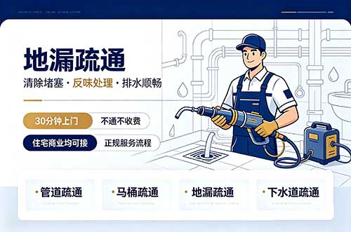 迪庆地漏疏通